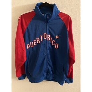Vintage Tropi Co PUERTO RICO Track Jacket Size L NWT